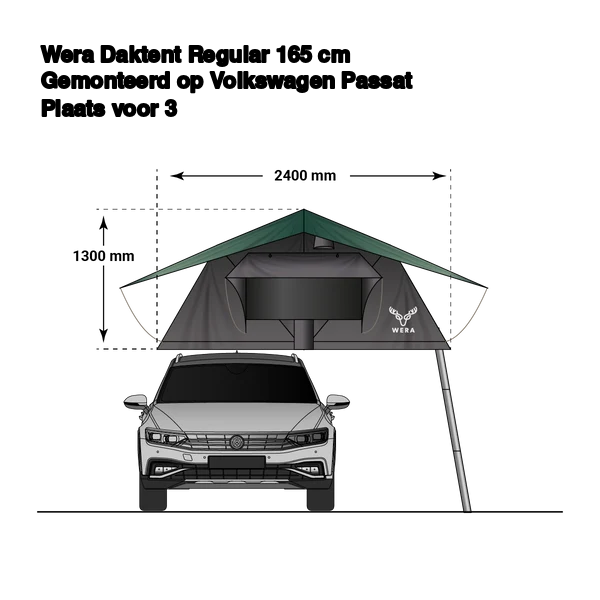 Wera daktent Regular 165 cm